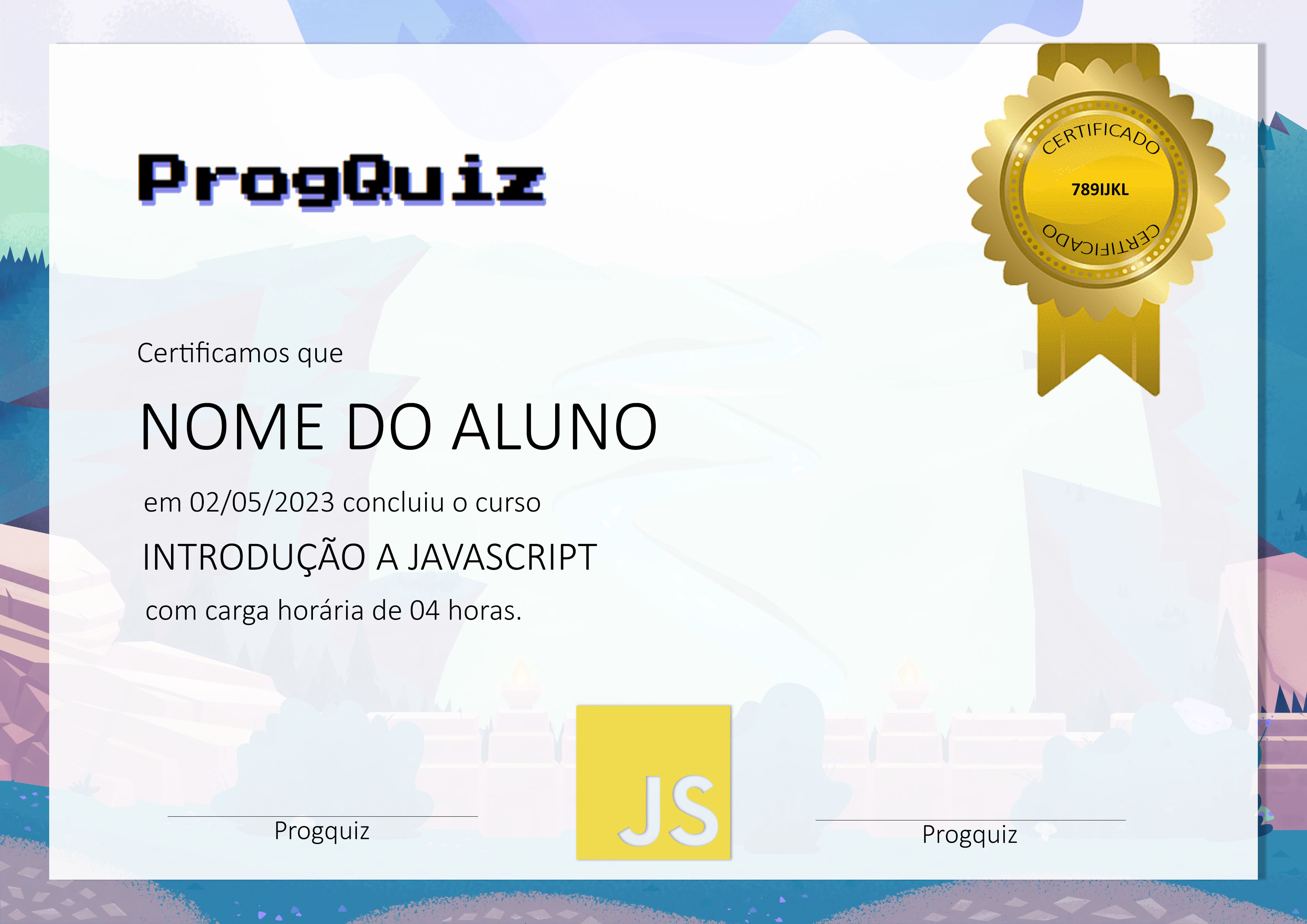 certificado de js